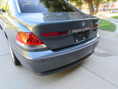 BMW Bumper Trim Molding Strip, Rear Left 51127033487 E65 E66 745i 745Li 760i 760Li6